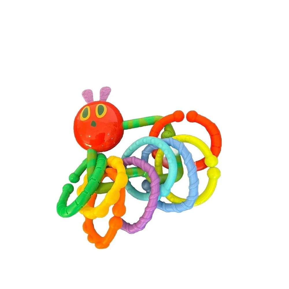 World of Eric Carle, The Very Hungry Caterpillar Baby Rattle Teether Links Toy